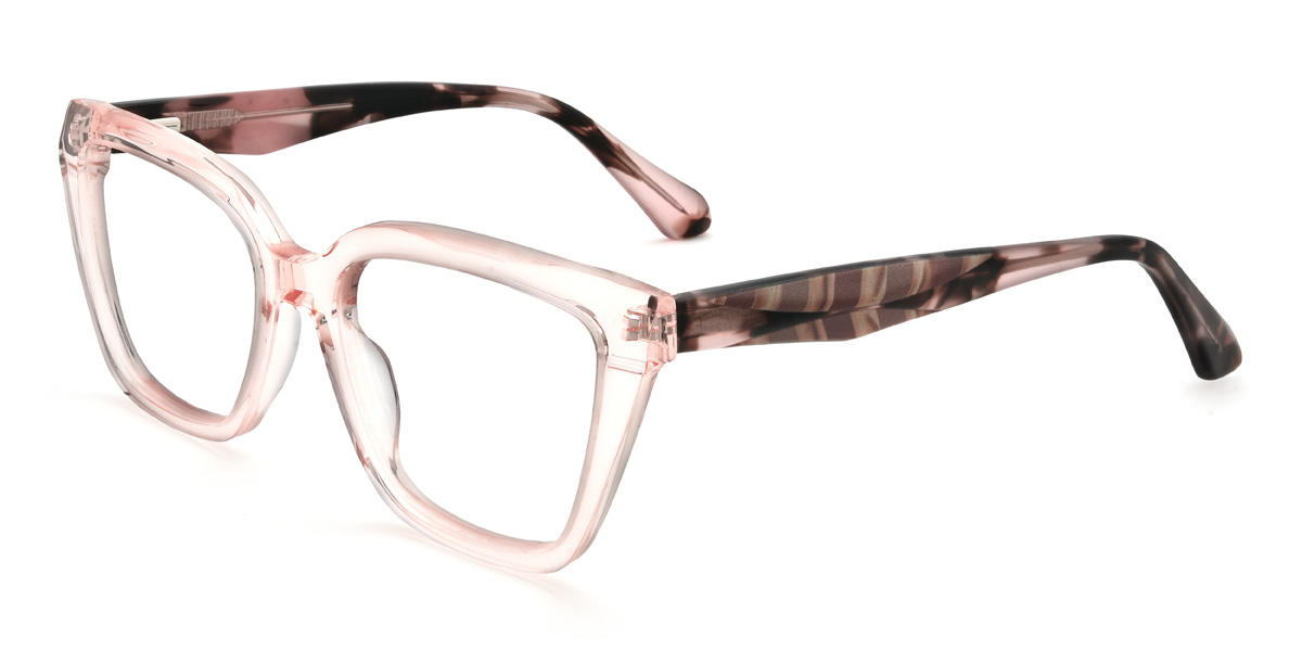 Light Pink Advika Glasses - Cat Eye Glasses