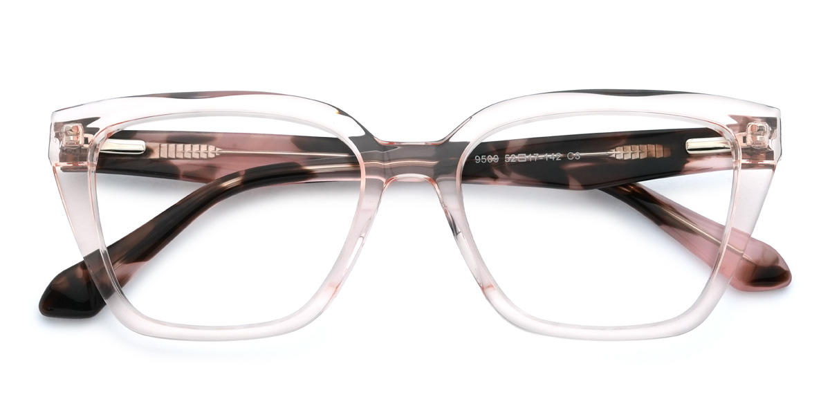 Light Pink Advika Glasses - Cat Eye Glasses
