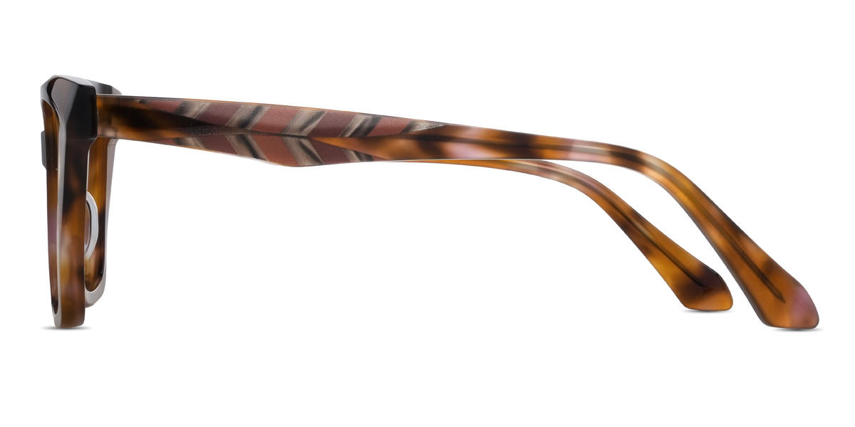 Rosa Braun Schildpatt Advika Brille - Cat Eye Glasses