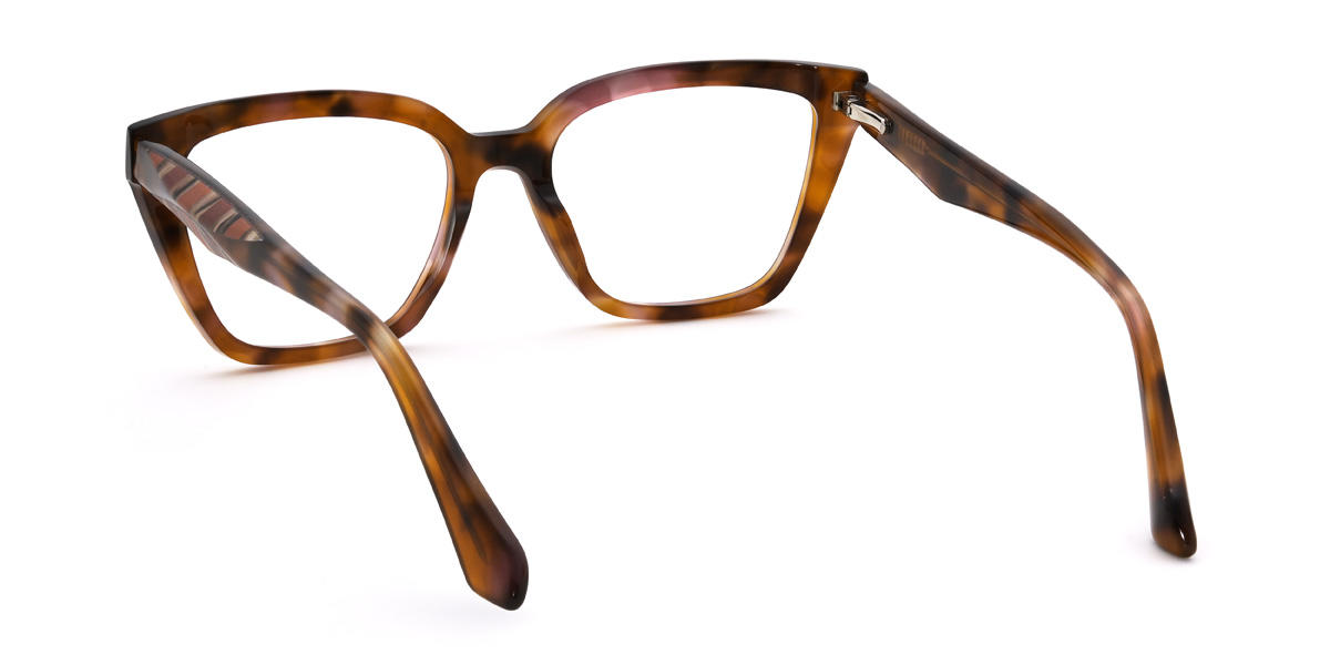 Rosa Braun Schildpatt Advika Brille - Cat Eye Glasses