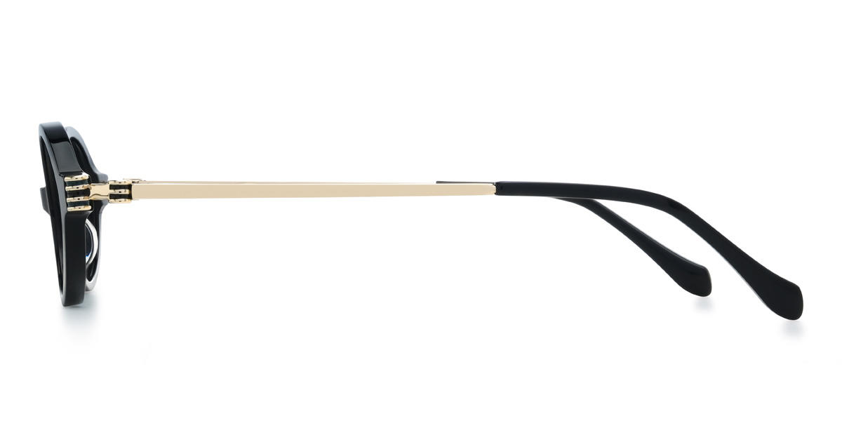 Black Seraphina Glasses - Oval Glasses