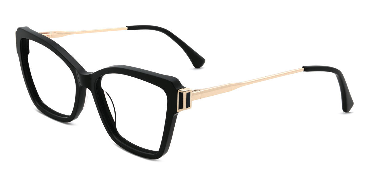 Black Roselyn Glasses - Cat Eye Glasses
