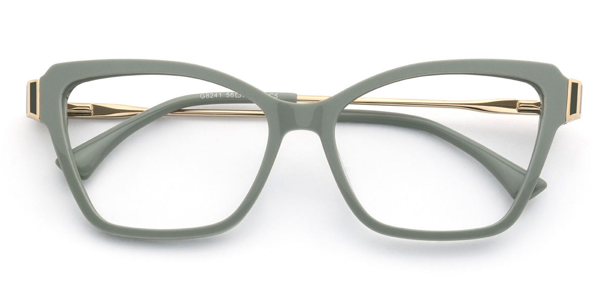 Green Roselyn Glasses - Cat Eye Glasses