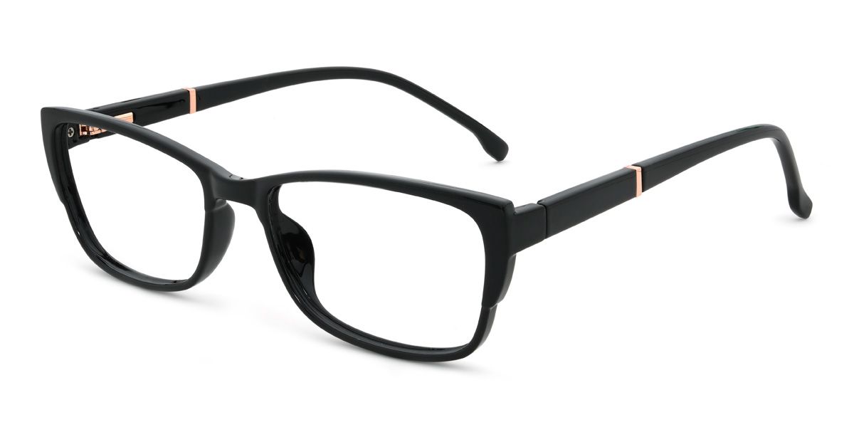 Black Achilles Glasses - Rectangle Glasses