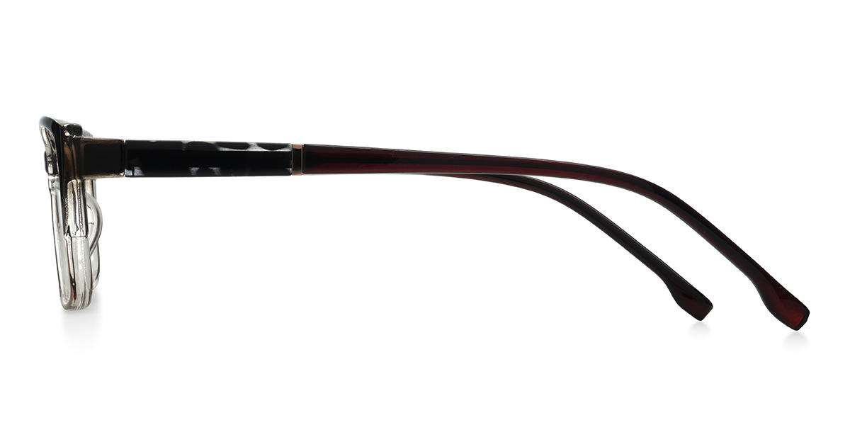 Deep green Orange Achilles Glasses - Rectangle Glasses