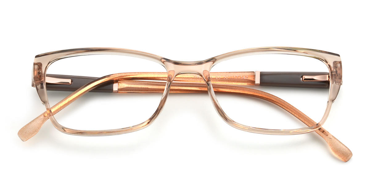 Orange Achilles Glasses - Rectangle Glasses