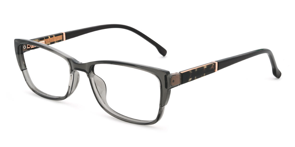 Grey Achilles Glasses - Rectangle Glasses