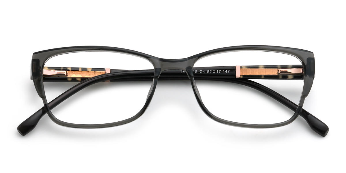 Grey Achilles Glasses - Rectangle Glasses