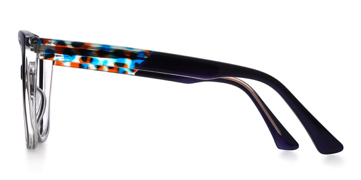 Navy Lamar Glasses - Square Glasses