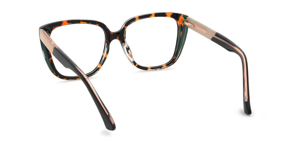 Tortoiseshell Lamar Glasses - Square Glasses