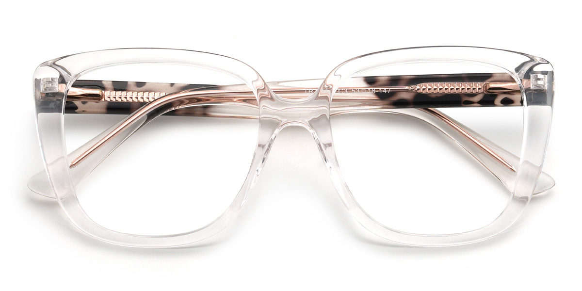 Clear Lamar Glasses - Square Glasses