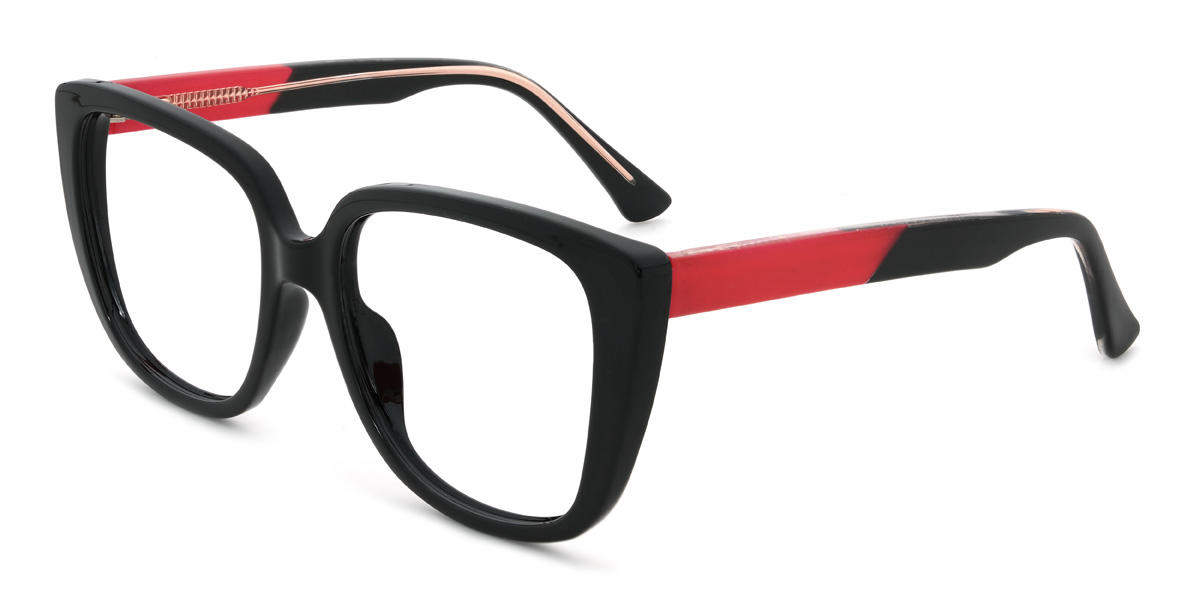 Schwarz Lamar Brille - Square Glasses
