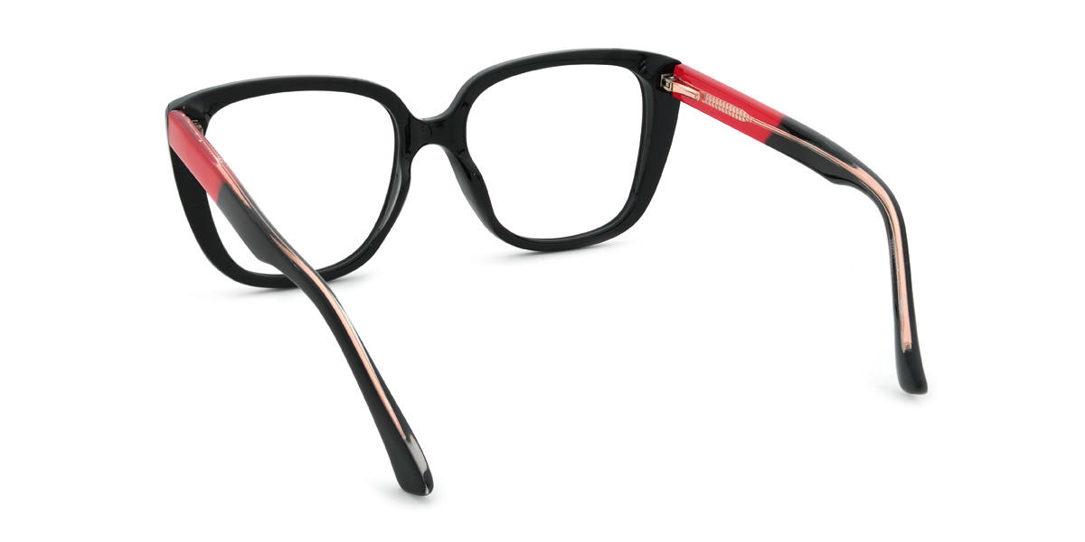 Schwarz Lamar Brille - Square Glasses