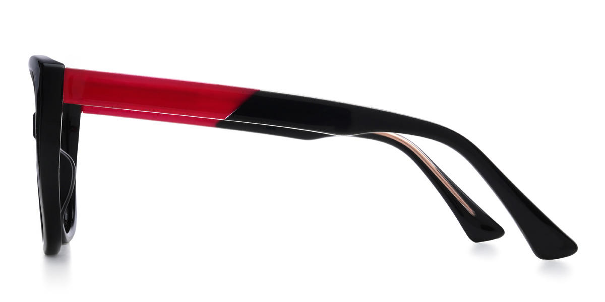 Schwarz Lamar Brille - Square Glasses