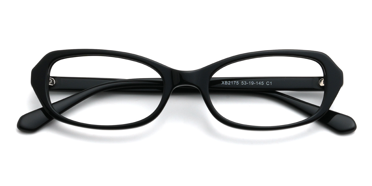 Noir Bernardo Lunettes - Rectangle Glasses