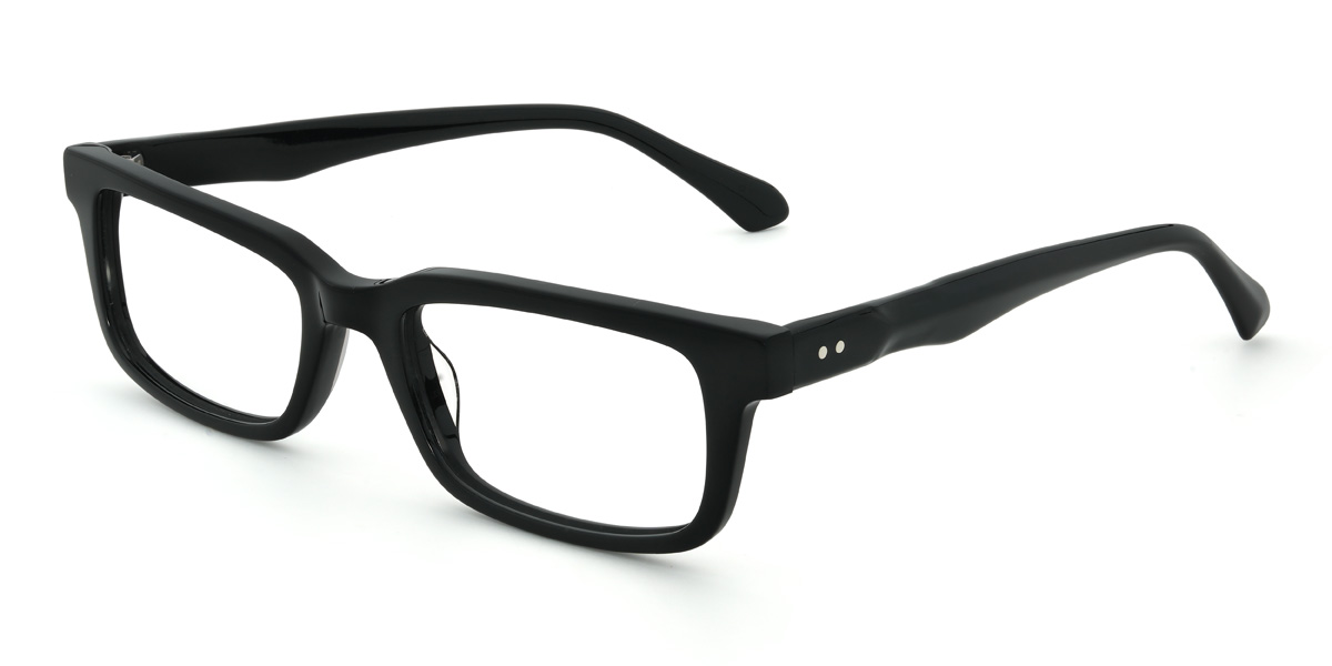 Black Zaira Glasses - Rectangle Glasses