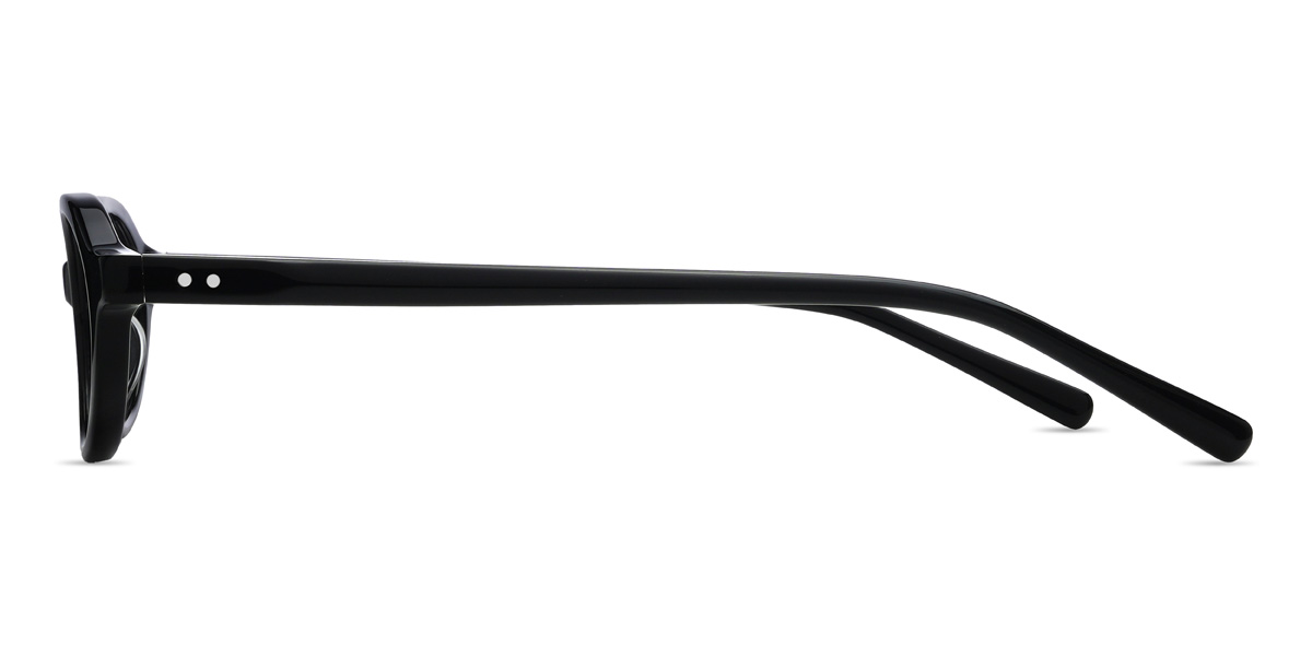 Black Kenan Glasses - Rectangle Glasses