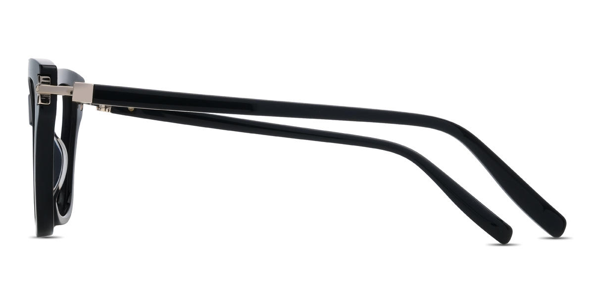 Black Giulia Glasses - Cat Eye Glasses