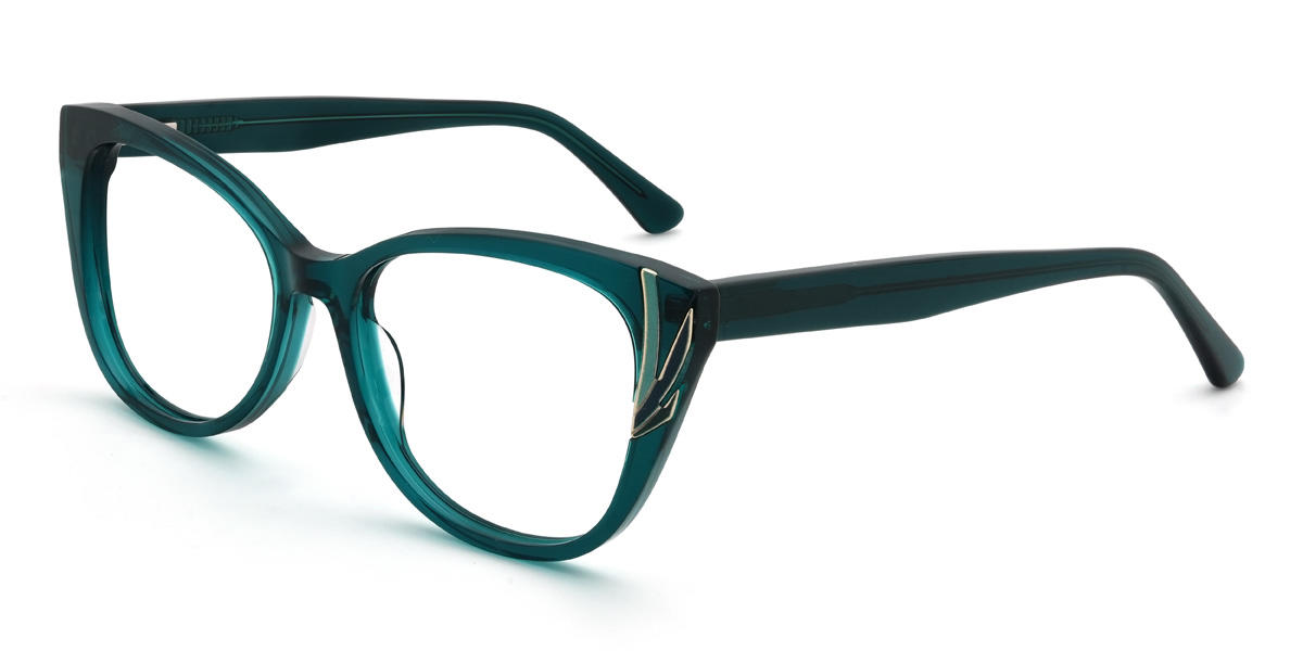 Cyan Luisa Glasses - Cat Eye Glasses