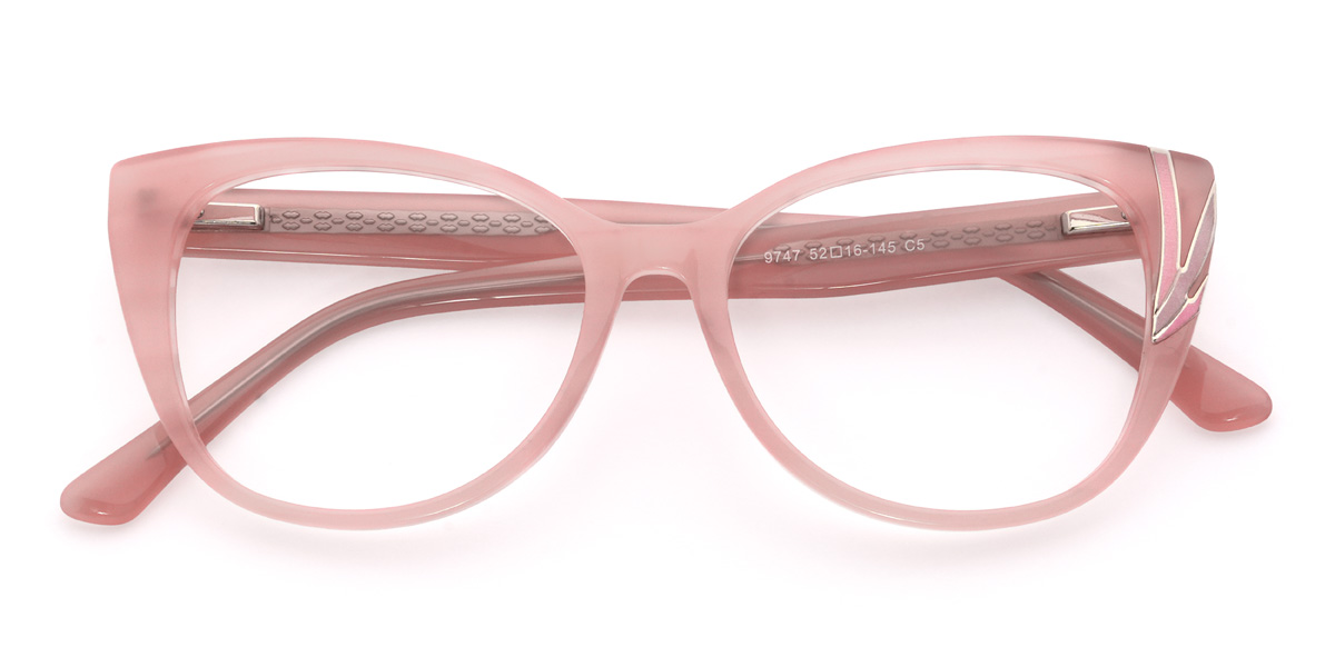Pink Luisa Glasses - Cat Eye Glasses
