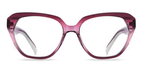 Rouge violacé Kyleigh - Cat Eye Glasses