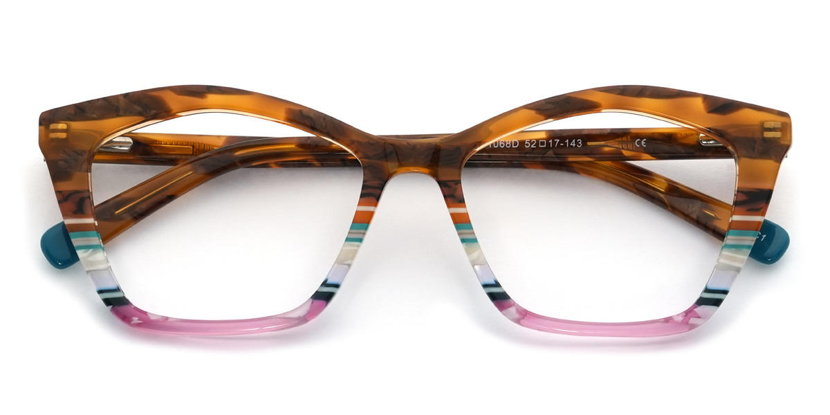 Teknőspáncél Többszínű Zarah Szemüveg - Cat Eye Glasses