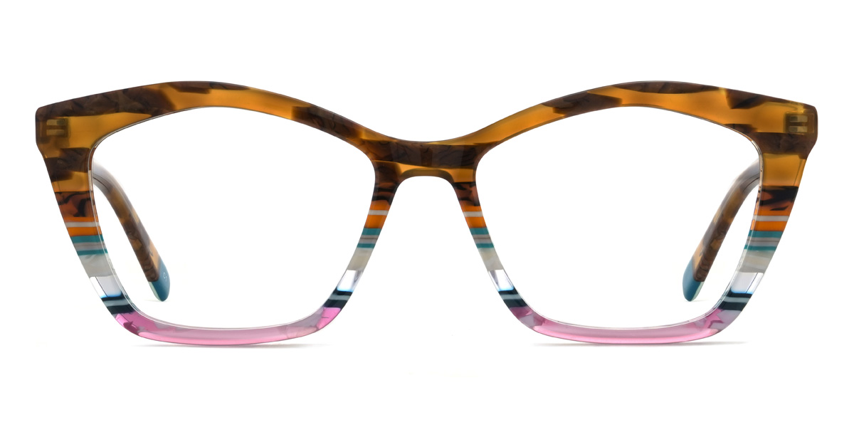 Teknőspáncél Többszínű Zarah - Cat Eye Glasses