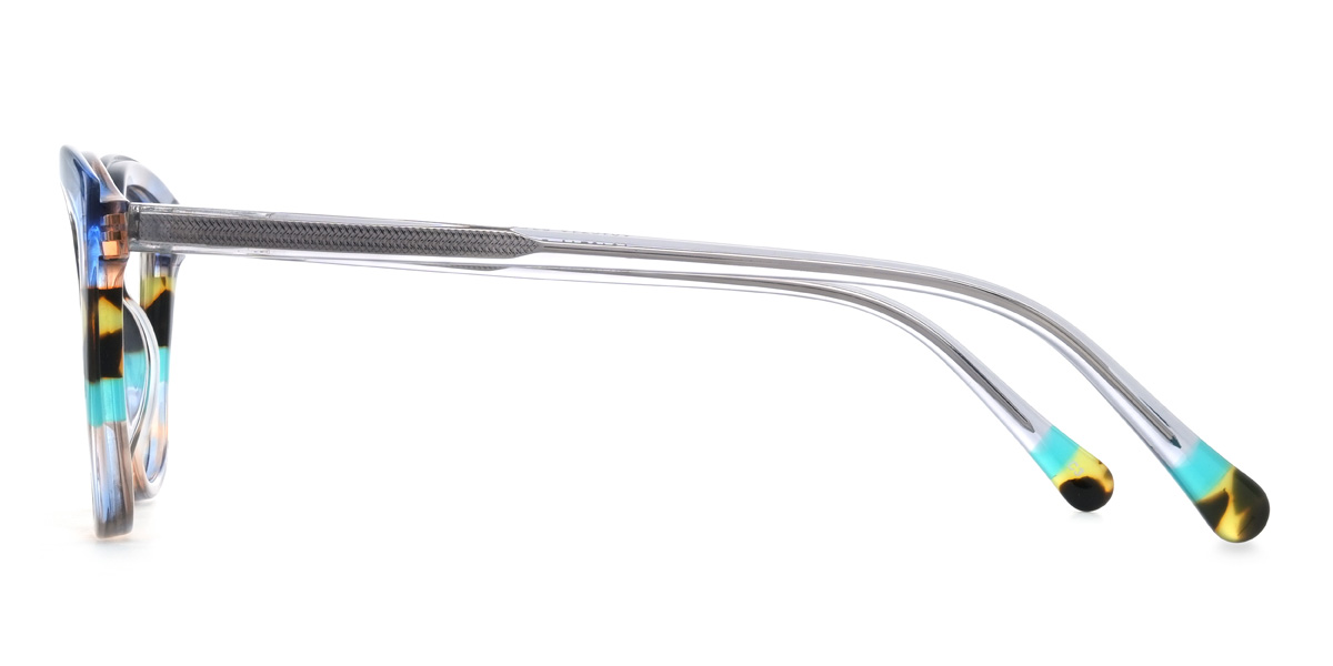 Rózsaszín lila Blaise Szemüveg - Oval Glasses