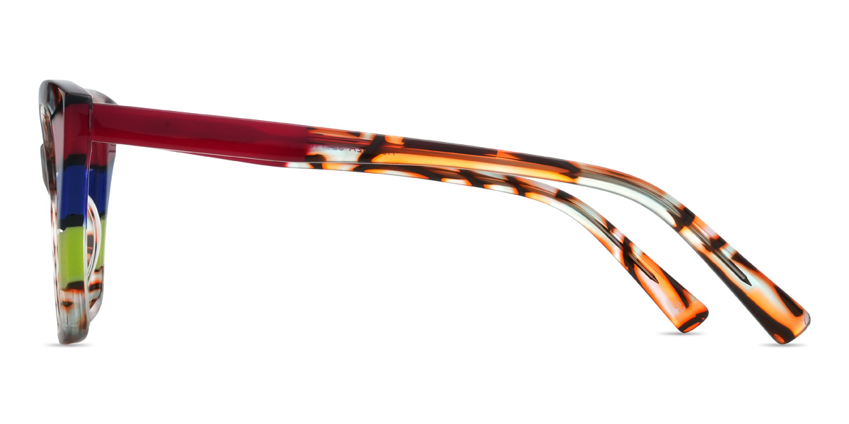 Tiger Stripe Madalyn Glasses - Cat Eye Glasses