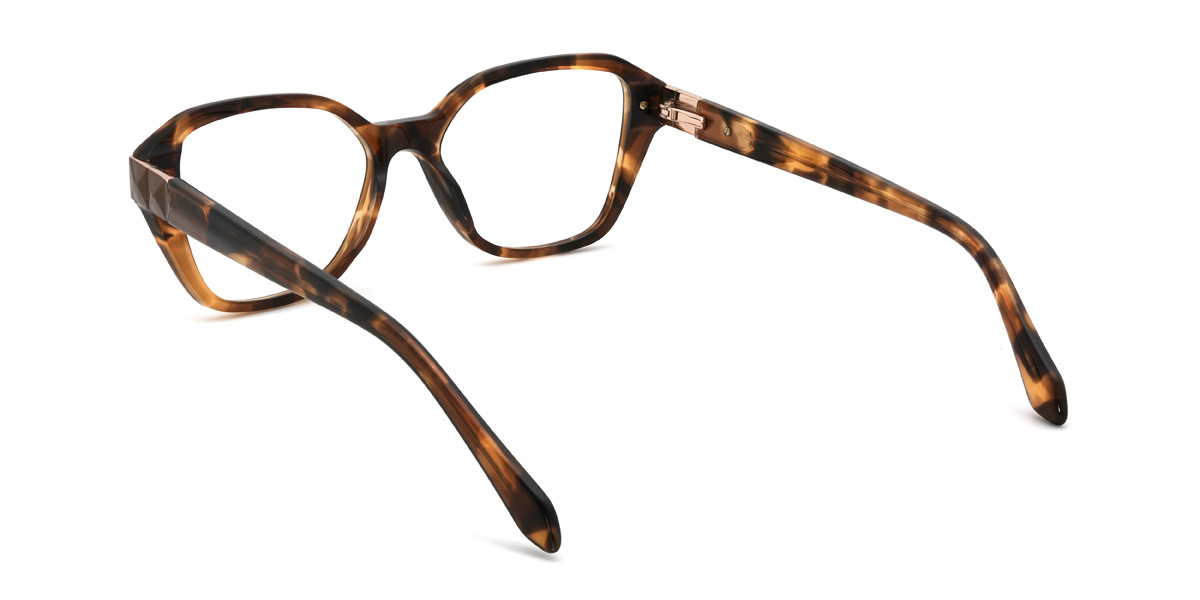 Tortoiseshell Asaiah Glasses - Rectangle Glasses