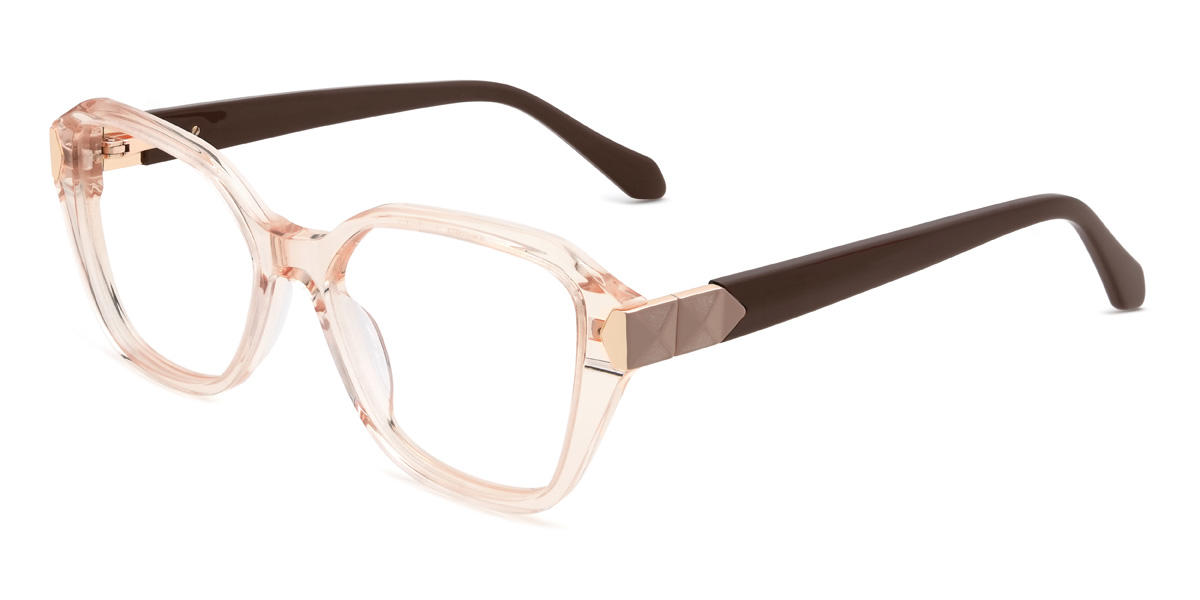 Clair Orange Asaiah Lunettes - Rectangle Glasses