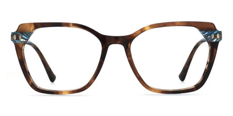 Brown Tortoiseshell Langston - Rectangle Glasses