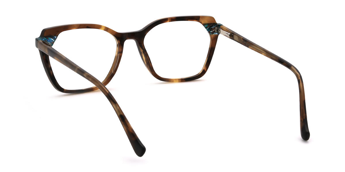 Brown Tortoiseshell Langston Glasses - Rectangle Glasses