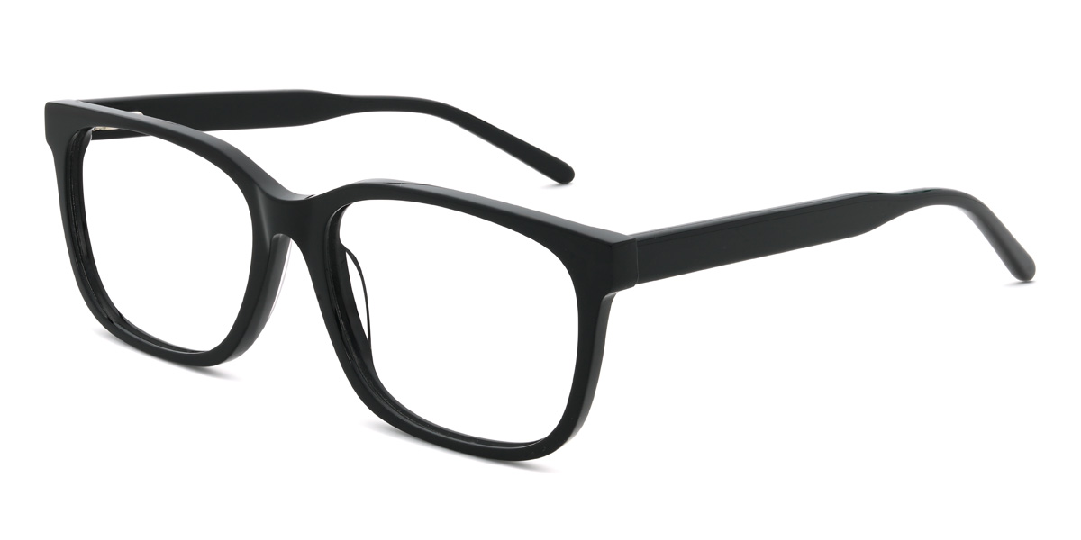 Black Syncere Glasses - Rectangle Glasses