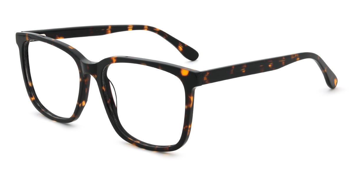 Tortoiseshell Bentlee Glasses - Rectangle Glasses