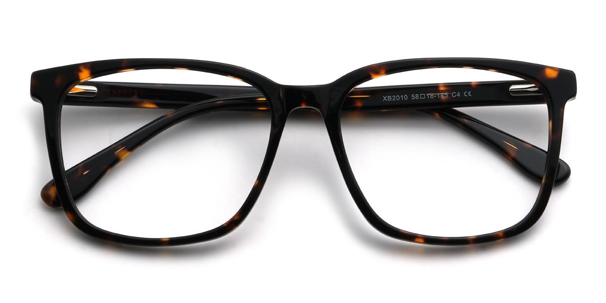 Tortoiseshell Bentlee Glasses - Rectangle Glasses