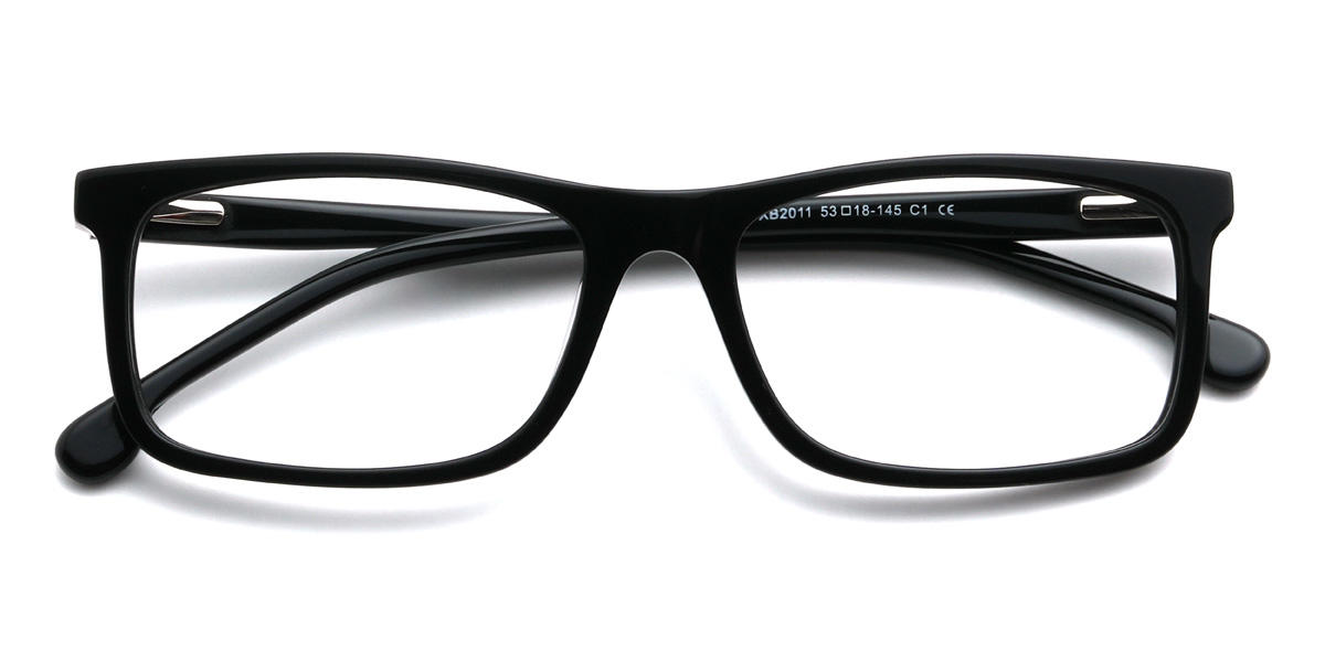 Čierny Tiago Okuliare - Rectangle Glasses