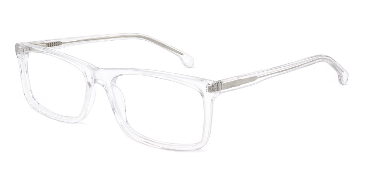 Clear Tiago Glasses - Rectangle Glasses