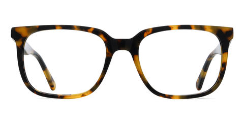 Yellow Tortoiseshell Colsen - Rectangle Glasses
