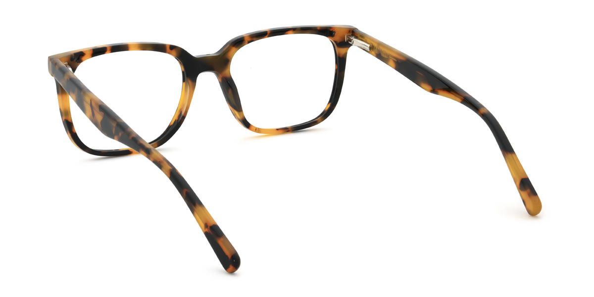 Yellow Tortoiseshell Colsen Glasses - Rectangle Glasses