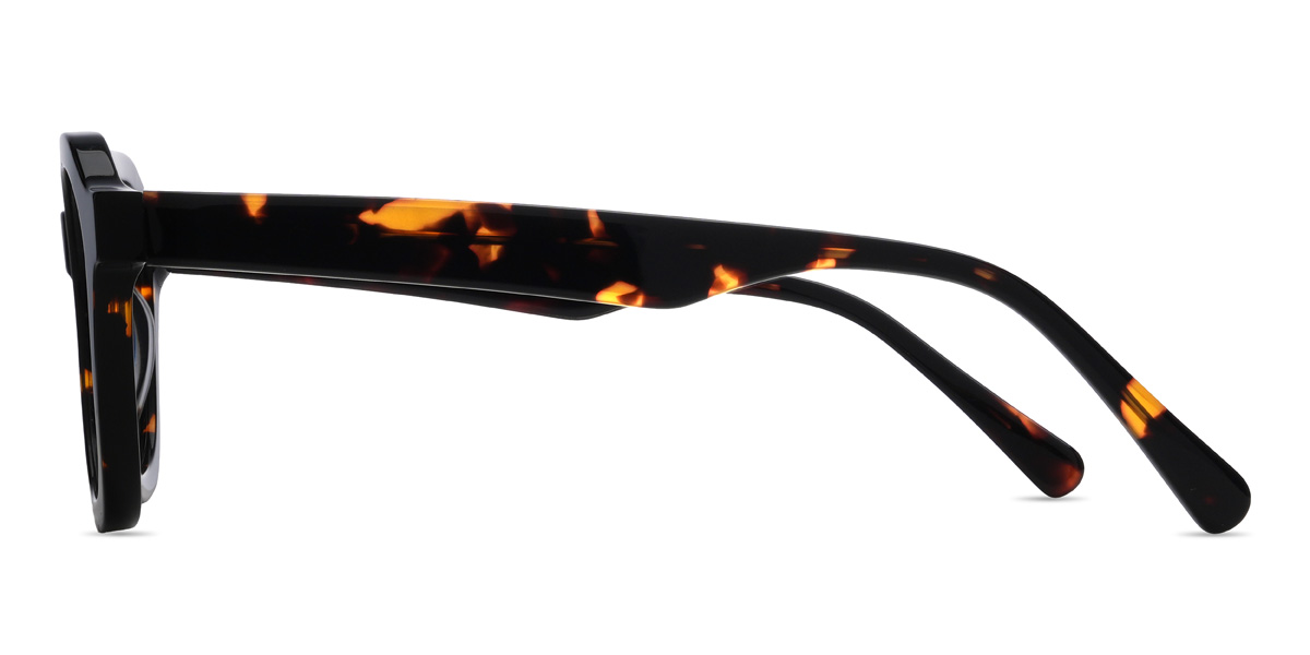 Tortoiseshell Vamika Glasses - Oval Glasses