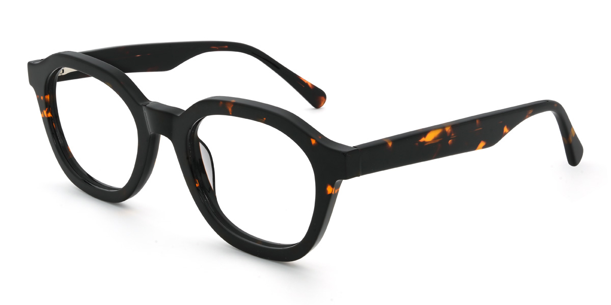 Tortoiseshell Vamika Glasses - Oval Glasses