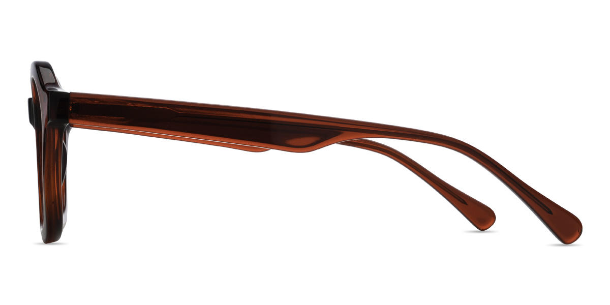 Rouge brun Vamika Lunettes - Oval Glasses