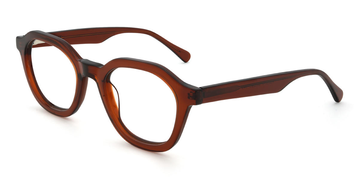 Rouge brun Vamika Lunettes - Oval Glasses