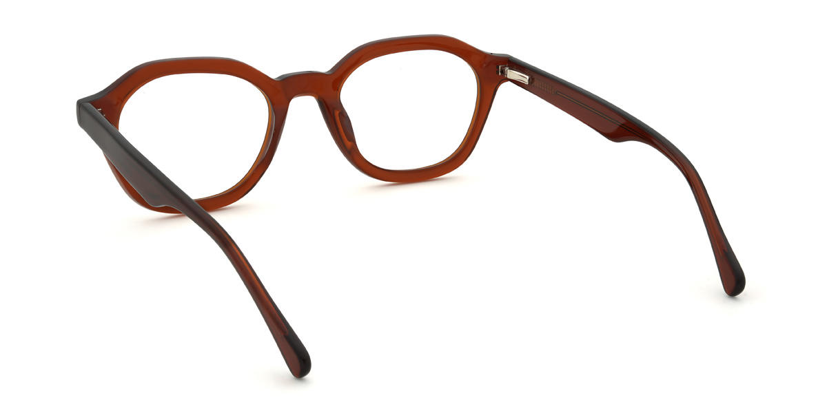 Rouge brun Vamika Lunettes - Oval Glasses