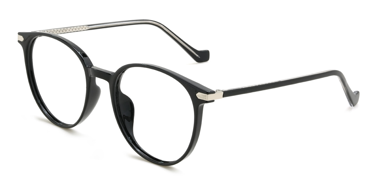 Black Adriana Glasses - Oval Glasses