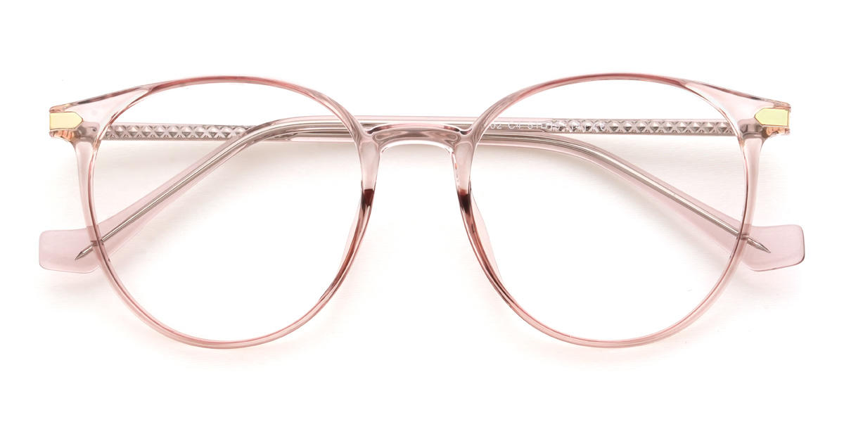 Világos rózsaszín Adriana Szemüveg - Oval Glasses