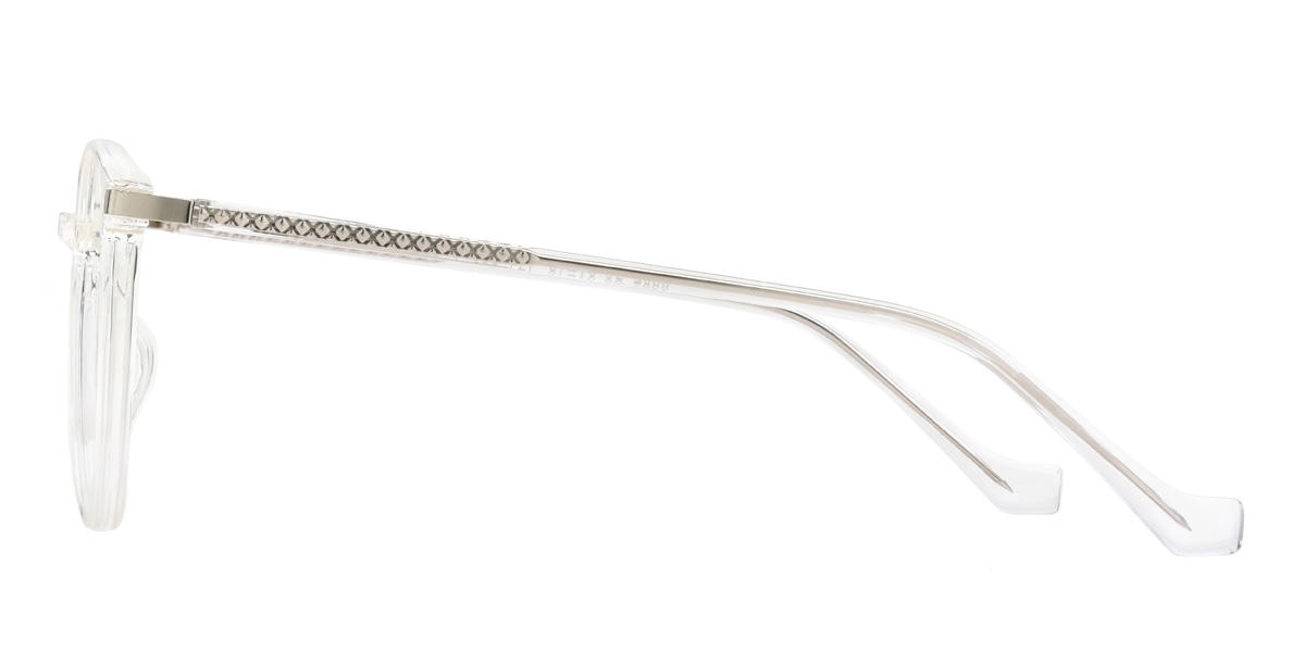 Clear Adriana Glasses - Oval Glasses