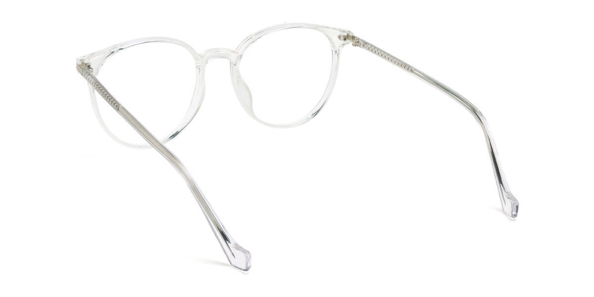 Clear Adriana Glasses - Oval Glasses