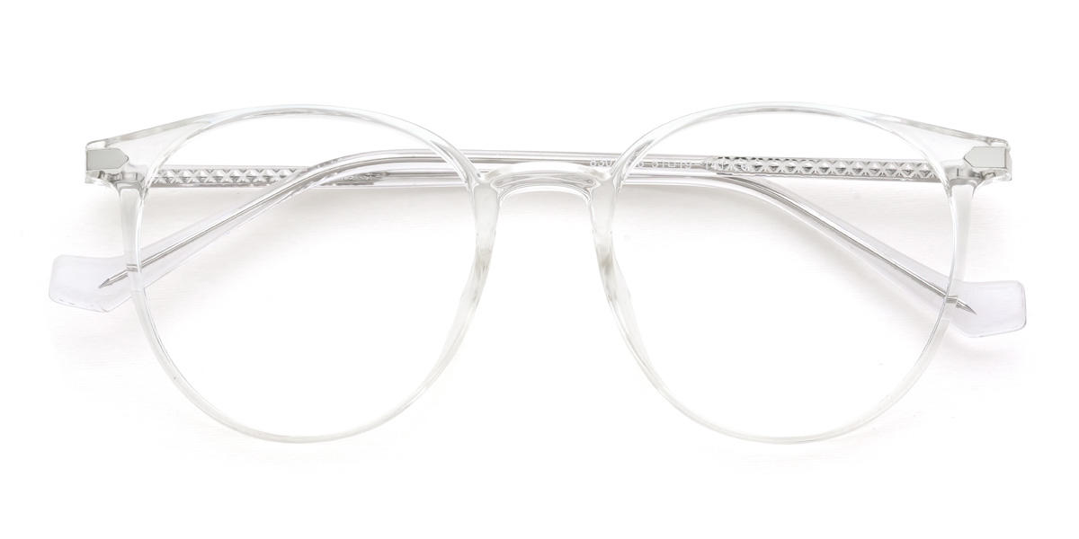 Clear Adriana Glasses - Oval Glasses